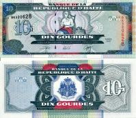 *10 Gourdes Haiti 2000, P265a UNC - Kliknutím na obrázok zatvorte -